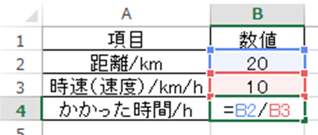 Excel エクセルにて距離と時速 速度 から時間を計算する方法や時速 距離の計算する方法 移動時間 経過時間など モアイライフ More E Life