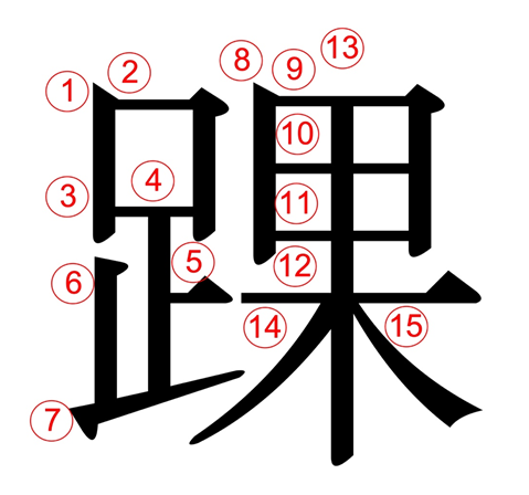 足へんに果 踝 の漢字の意味や読み方や部首や画数や熟語や書き方や異体字は モアイライフ More E Life