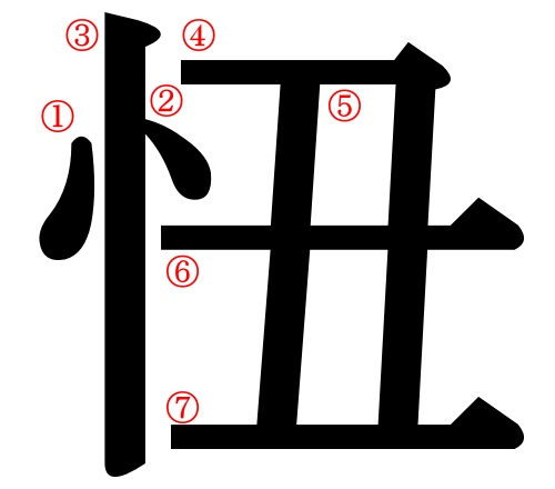 りっしんべんに丑 忸 の漢字の意味や読み方や部首や画数や熟語や書き方や異体字は モアイライフ More E Life