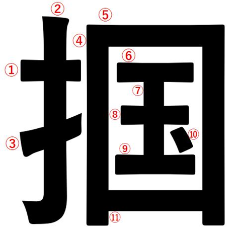 てへんに国の漢字 掴 の意味や読み方や部首や画数や熟語や書き方や異体字は モアイライフ More E Life